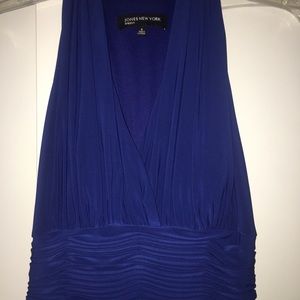 Jones New York blue cocktail dress